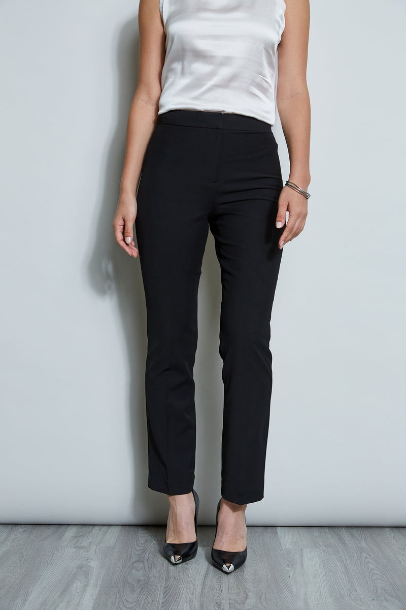 WynneLayers Cotton Rayon 2-way Straight Ankle Length Trousers - QVC UK